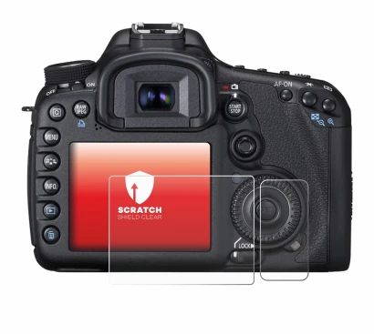 Image de l'appareil Canon EOS 7D avec une grande variété de protections d'écran.