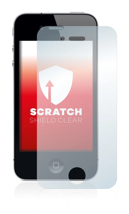 Image de l'appareil Apple iPhone 4 avec une grande variété de protections d'écran.