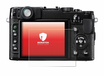 Image de l'appareil Fujifilm FinePix X10 avec une grande variété de protections d'écran.