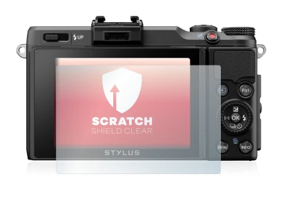 Image de l'appareil Olympus Stylus XZ-2 avec une grande variété de protections d'écran.