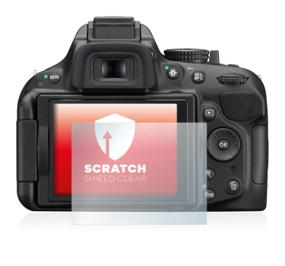 Image de l'appareil Nikon D5200 avec une grande variété de protections d'écran.