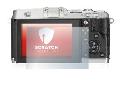 Image de l'appareil Olympus PEN E-P5 avec une grande variété de protections d'écran.