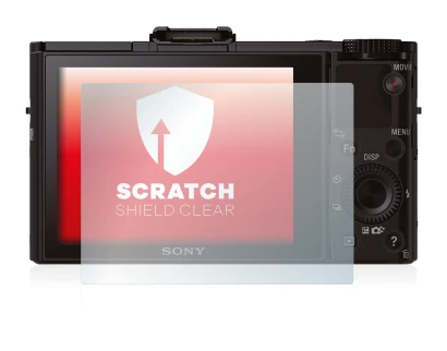 Image de l'appareil Sony Cyber-Shot DSC-RX100 II avec une grande variété de protections d'écran.