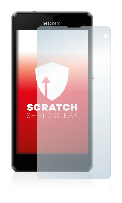 Image de l'appareil Sony Xperia Z1 Compact D5503 avec une grande variété de protections d'écran.