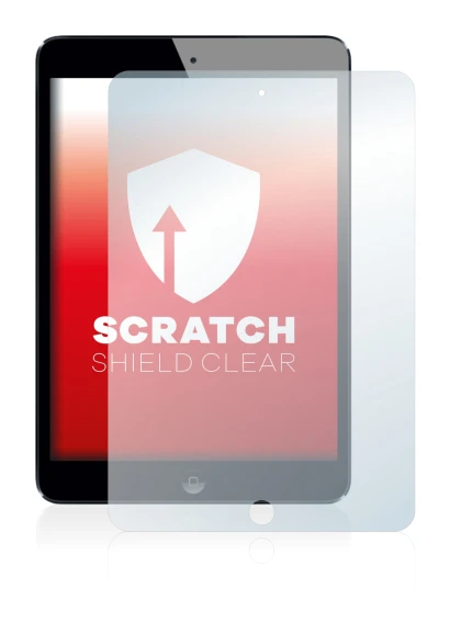 Image de l'appareil Apple iPad Mini 2 2013 avec une grande variété de protections d'écran.