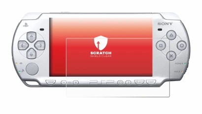 Image de l'appareil Sony PSP 2004 avec une grande variété de protections d'écran.
