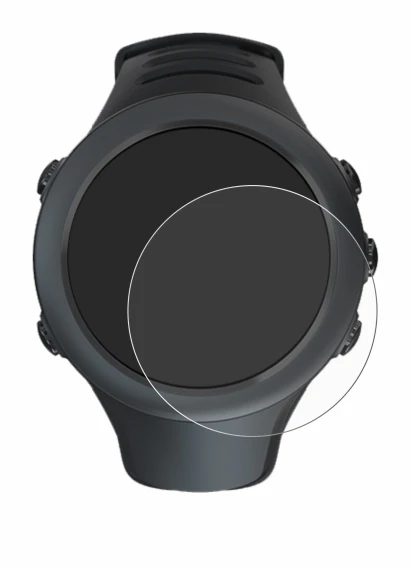 Image de l'appareil Suunto Ambit3 Sport Black avec une grande variété de protections d'écran.