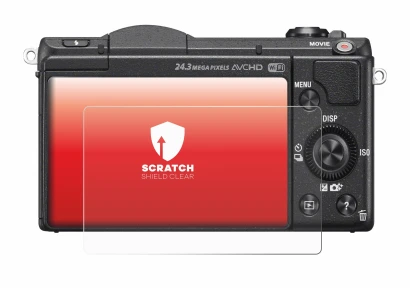 Image de l'appareil Sony Alpha 5100 (DSLR-A5100) avec une grande variété de protections d'écran.