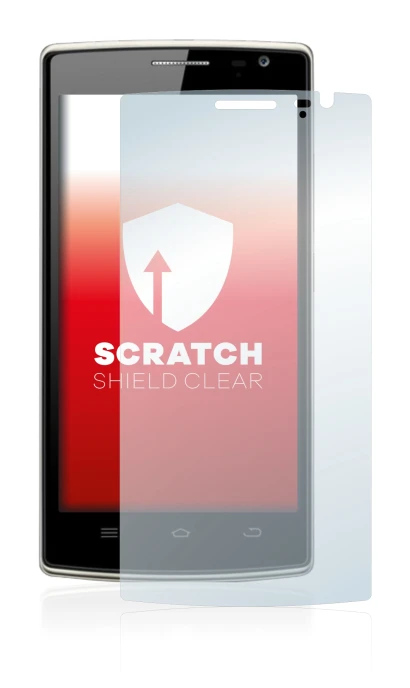 Image de l'appareil THL 5000T avec une grande variété de protections d'écran.