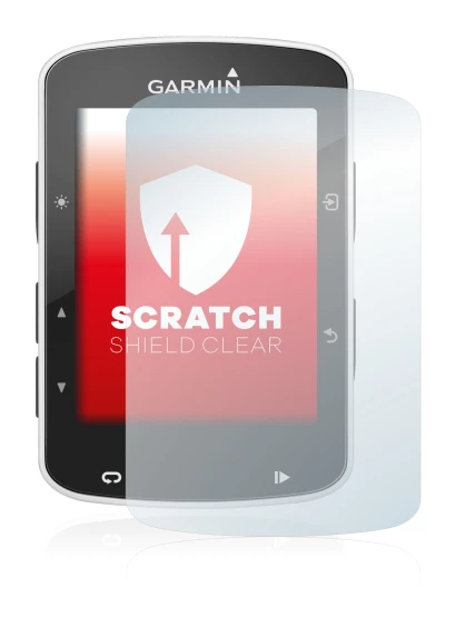 Image de l'appareil Garmin Edge 520 avec une grande variété de protections d'écran.