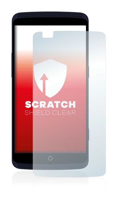 Image de l'appareil ZTE Axon Pro avec une grande variété de protections d'écran.