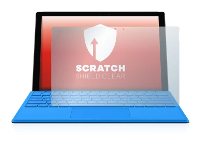 Image de l'appareil Microsoft Surface Pro 4 avec une grande variété de protections d'écran.