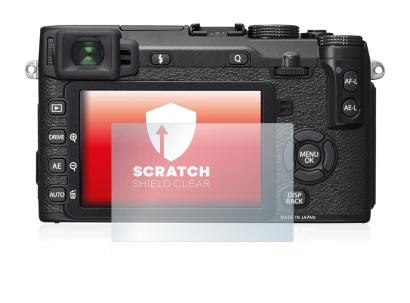 Image de l'appareil Fujifilm X-E2S avec une grande variété de protections d'écran.