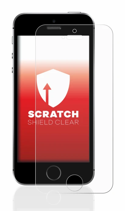 Image de l'appareil Apple iPhone SE 2016 avec une grande variété de protections d'écran.