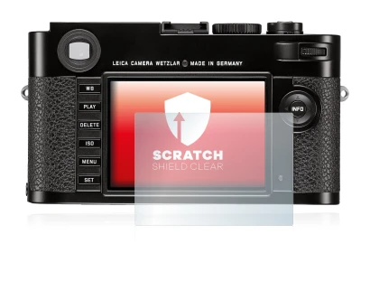 Image de l'appareil Leica M (Typ 262) avec une grande variété de protections d'écran.