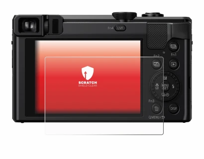 Image de l'appareil Panasonic Lumix DMC-TZ80 avec une grande variété de protections d'écran.