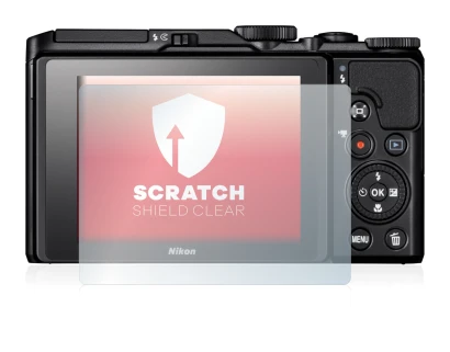 Image de l'appareil Nikon Coolpix A900 avec une grande variété de protections d'écran.