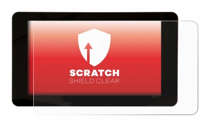 Image de l'appareil Raspberry Pi Touchscreen 7" avec une grande variété de protections d'écran.