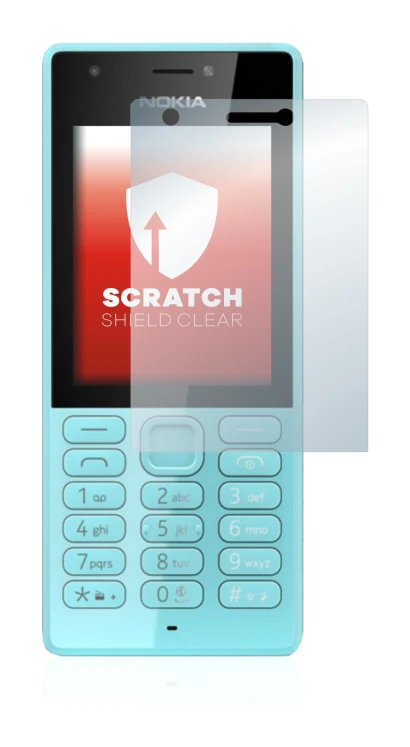 Image de l'appareil Nokia 216 avec une grande variété de protections d'écran.