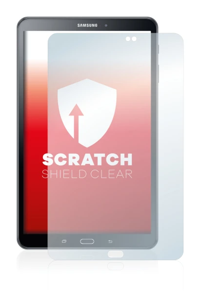 Image de l'appareil Samsung Galaxy Tab A6 10.1" 2016 avec une grande variété de protections d'écran.