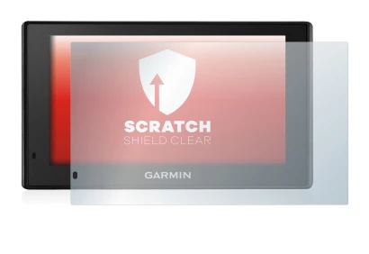 Image de l'appareil Garmin DriveSmart 51 LMT-D avec une grande variété de protections d'écran.