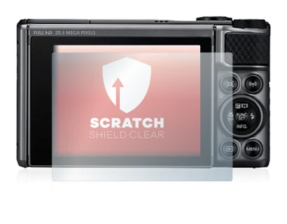 Image de l'appareil Canon PowerShot SX730 HS avec une grande variété de protections d'écran.