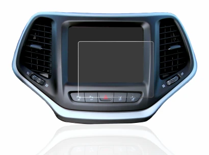 Image de l'appareil Jeep Cherokee BJ 2014-2018 (Uconnect 8.4") avec une grande variété de protections d'écran.
