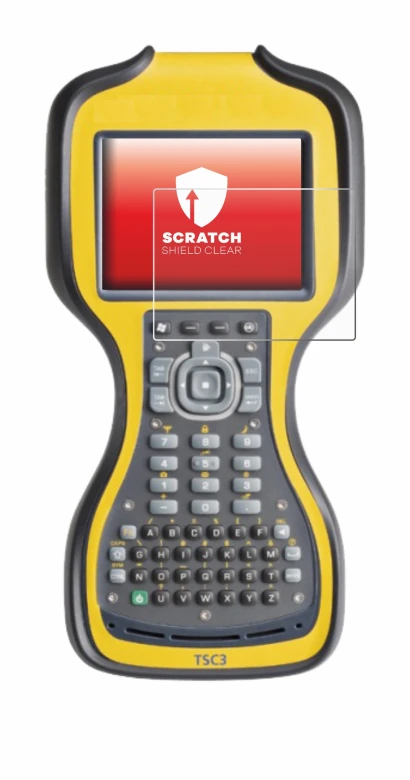 Image de l'appareil Trimble TSC3 avec une grande variété de protections d'écran.