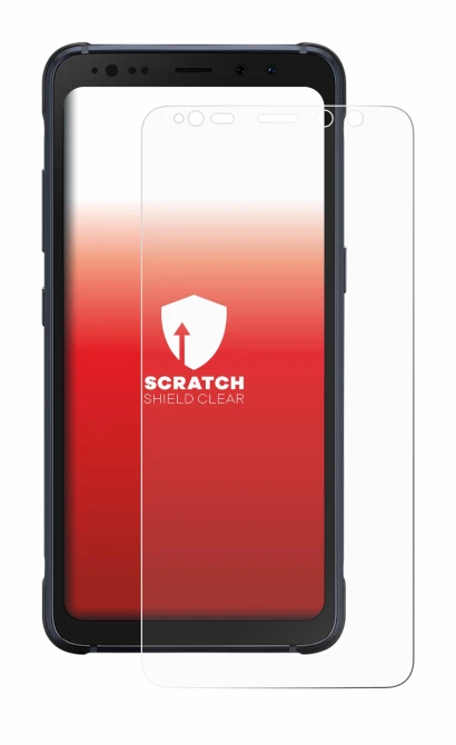 Image de l'appareil Samsung Galaxy S8 Active avec une grande variété de protections d'écran.
