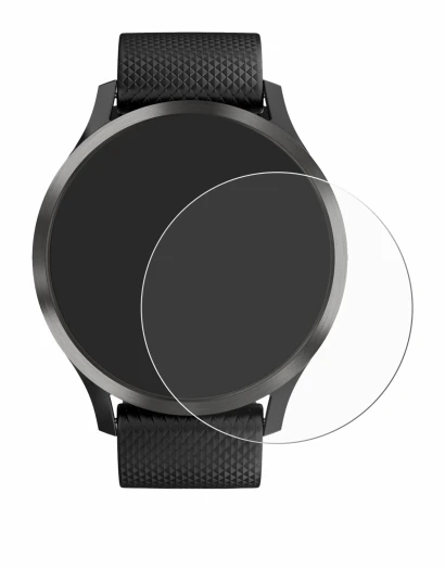 Image de l'appareil Garmin vivomove HR avec une grande variété de protections d'écran.