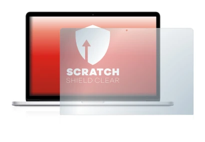 Image de l'appareil Apple MacBook Pro 15" 2017 avec une grande variété de protections d'écran.