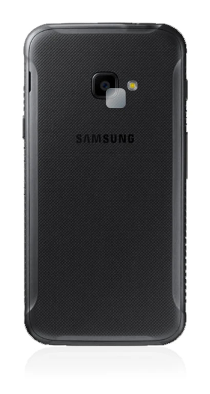 Image de l'appareil Samsung Galaxy XCover 4 (Caméra UNIQUEMENT) avec une grande variété de protections d'écran.