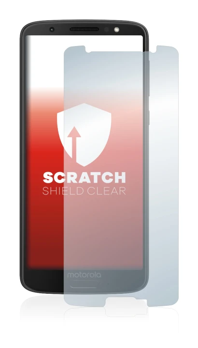 Image de l'appareil Motorola Moto G6 avec une grande variété de protections d'écran.