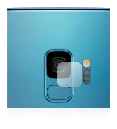 Image de l'appareil Samsung Galaxy S9 (Caméra UNIQUEMENT) avec une grande variété de protections d'écran.