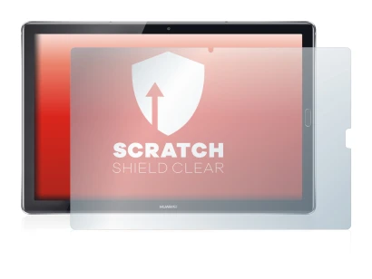 Image de l'appareil Huawei MediaPad M5 10.8 avec une grande variété de protections d'écran.
