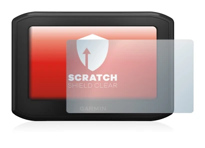 Image de l'appareil Garmin zumo 396 LMT-S avec une grande variété de protections d'écran.