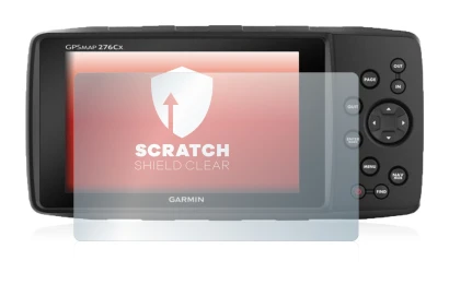 Image de l'appareil Garmin GPSMAP 276Cx avec une grande variété de protections d'écran.