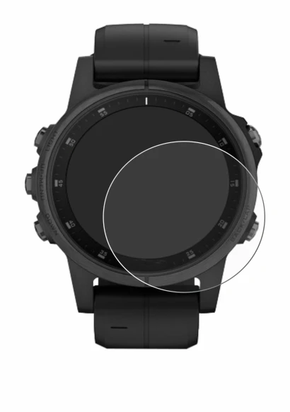 Image de l'appareil Garmin Fenix 5S Plus (42 mm) avec une grande variété de protections d'écran.