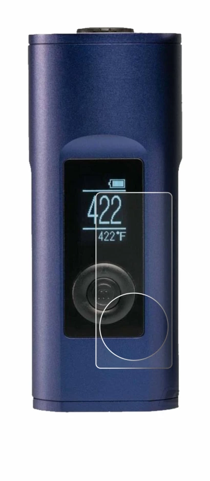 Image de l'appareil Arizer Solo 2 avec une grande variété de protections d'écran.