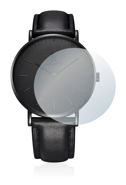 Image de l'appareil Alienwork IK Montre (36 mm) avec une grande variété de protections d'écran.