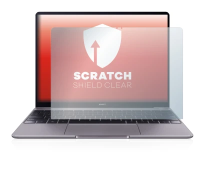 Image de l'appareil Huawei MateBook 13 2019 avec une grande variété de protections d'écran.