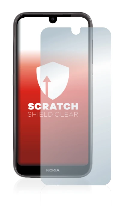 Image de l'appareil Nokia 4.2 avec une grande variété de protections d'écran.