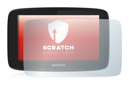 Image de l'appareil TomTom GO Essential (5") avec une grande variété de protections d'écran.