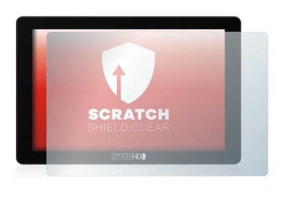 Image de l'appareil SmallHD 702 Touch avec une grande variété de protections d'écran.