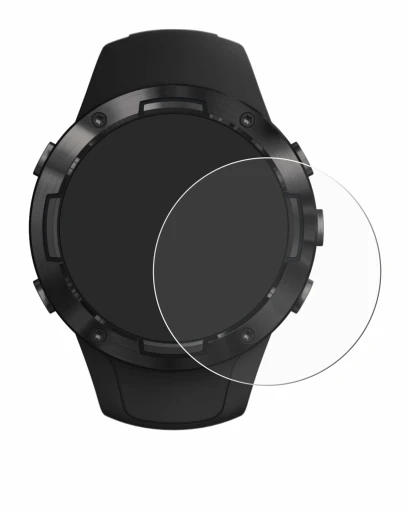 Image de l'appareil Suunto 5 avec une grande variété de protections d'écran.