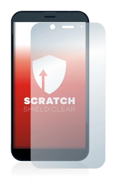 Image de l'appareil Shiftphones Shift6m avec une grande variété de protections d'écran.