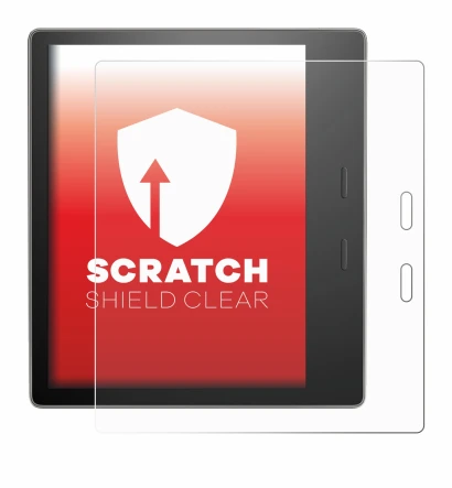 Image de l'appareil Amazon Kindle Oasis 2019 (10ème Gen.) avec une grande variété de protections d'écran.