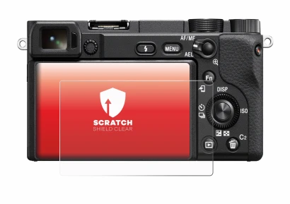 Image de l'appareil Sony Alpha 6100 avec une grande variété de protections d'écran.