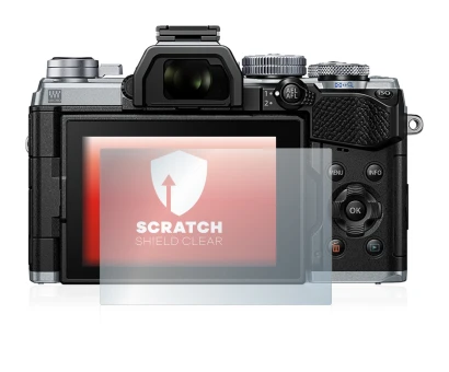 Image de l'appareil Olympus OM-D E-M5 Mark III avec une grande variété de protections d'écran.