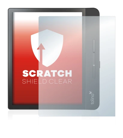 Image de l'appareil Tolino Epos 2 avec une grande variété de protections d'écran.